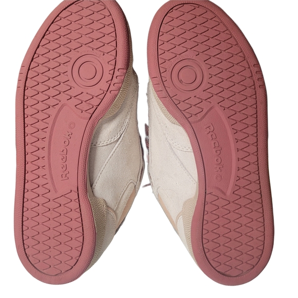 Reebok Club C Blush Pink Suede Upper Y2K Skateboard Sneakers Size 7 - Picture 5 of 6